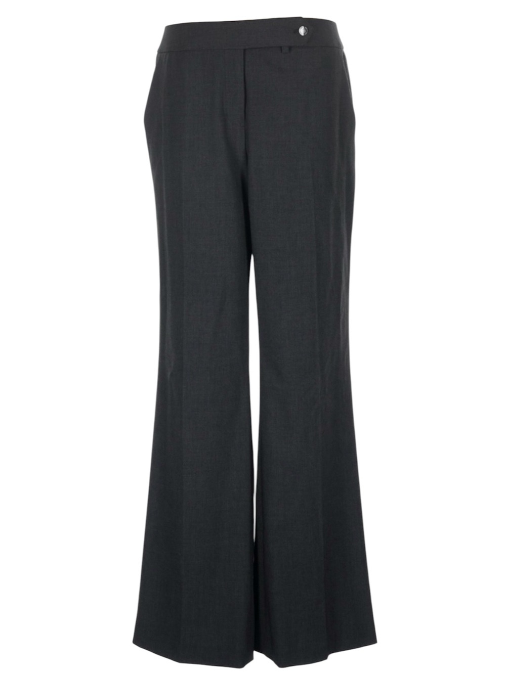 Calvin Klein | Classic Fit Midrise Straight Leg Trouser | Size 8, Charcoal Grey